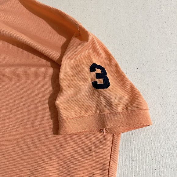 Polo Ralph Lauren Big Pony Number 3 Orange Shirt Size XXL (Runs small) - Picture 7 of 12